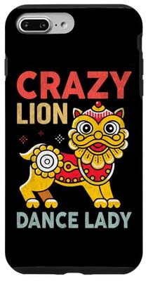 Lion Dance Crazy Lion Dance Lady Retro Vintage Case for iPhone 7 Plus/8 Plus