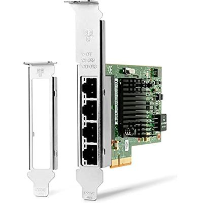 HP - Intel ethernet i350-t4 4-Port 1gb Nic Interno ethernet 1000mbit/s - Accesorio de Red (Servidor, alámbrico, 10/100/1000baset(x), gigabit ethernet, pci-e, ieee 802.3, ieee 802.3ab, ieee 802.3u)