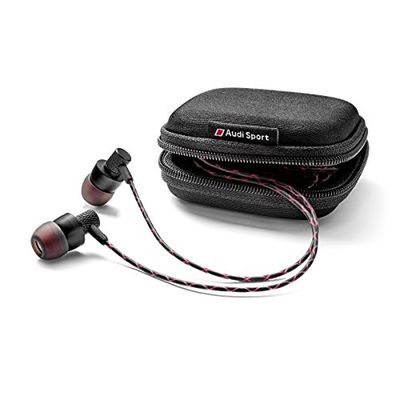 quattro GmbH Audi 3291700600 in Ear Kopfhörer Schwarz Rot