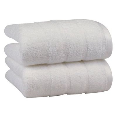 1888 Mills Toalla de algodón de Lujo Hecha en África, algodón, Blanco, de Mano