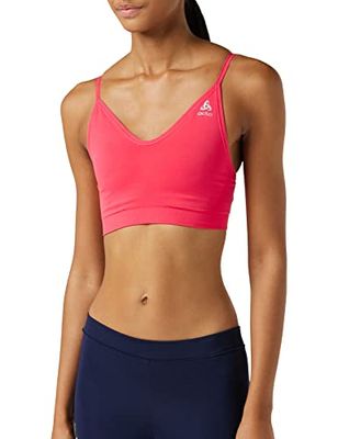 ODLO 130601-30791 Sports Bra Seamless Soft - Paradise Pink/Grey Melange Reggiseno Sportivo Donna Paradise Pink/Grey Melange Taglia S