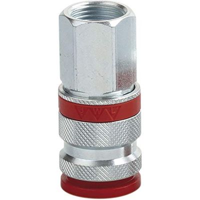 JWL stalen koppeling DN 7, 8 BSP met binnenschroefdraad 1/2"