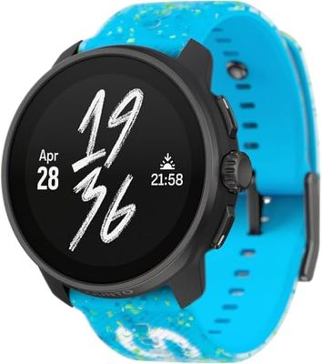 SUUNTO Race S Montre Sport Femme Homme, Tracker d'Activités GPS Running, Bi-Band GNSS, Carte Hors Ligne, Écran Tactile AMOLED, Smartwatch Cardiofréquencemètre Podomètre Altimètre, 13 Jours d'Autonomie