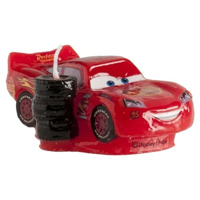 Dekora - 346053 Bougie d'anniversaire de Flash Mcqueen de Disney Pixar Cars
