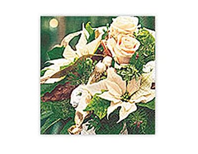 SERV.LUNCH CHRISTMAS BOUQUET 33x33cm. -20u.
