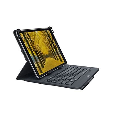 Logitech Universal Folio Cover, Layout ‎Francese Azerty, Nero