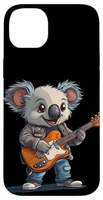 Happy Koala Musician for Electric Guitar Lovers Case for iPhone 14 Plus