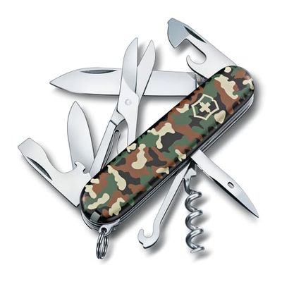 Victorinox Taschenmesser Climber (14 Funktionen, grosse Klinge, Kapselheber, Korkenzieher, Schere, Schraubendreher)