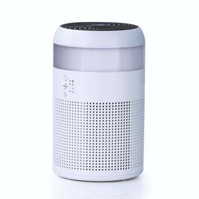 Status Geneva Air Purifier for Bedroom, Living Room, HEPA Filter, Quiet CADR 65m3h, Helps with Allergies, Dust, Pet Dander, Odour, Smoke, for Better Sleep, GENEVA1PKB2