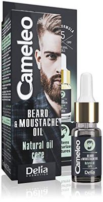 Delia Cameleo Men Olio di barba e baffi Olio naturale 10 ml