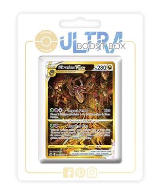 Giratina VSTAR (Giratina VSTAR) GG69/GG70 Gold Alternative Shiny Pokémon Gallery - Ultraboost X Epée et Bouclier 12.5 Zénith Suprême - Doos met 10 Franse Pokemon kaarten