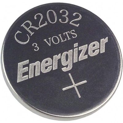 Energizer - Pacote de 1 pilha de botão de lítio CR2032, sem mercúrio adicional e potência para dispositivos pequenos, como dispositivos médicos, balas, elementos vestiáveis