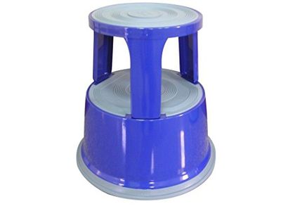 Q-Connect Blue Metal Step Stool KF04847