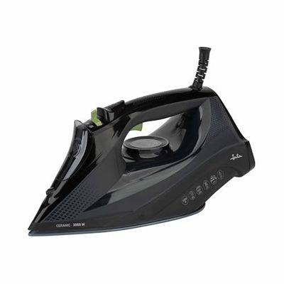 JATA JEPL2401 Strijkijzer, 3000 W, keramische zool, stoomstoot, 220 g, verticale stoom, zelfreinigende functie, druppelbescherming, antikalkcontainer, 450 ml
