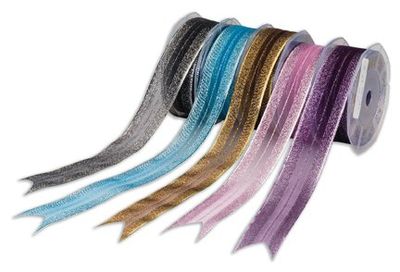 CLUB GREEN Wire Lurex Rib.Turquoise 30MMX20MT, Fabric, Turquoise, 13.2 x 13.2 x 4.95 cm