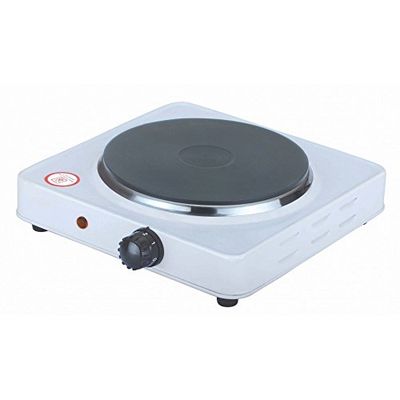 Electric Cooker 1500W Adjustable Travel And Camping Cast Iron Plate 185mm