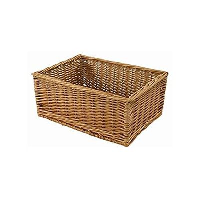 Vacchetti Cesta espositore Vimini Rettangolare, Multicolor, Medio