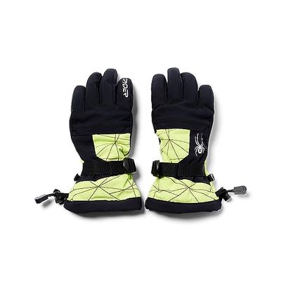 Spyder GUANTI OVERWEB, Ragazzi, Ghiaccio Di Lime, S