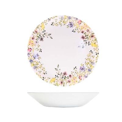 Queens By Churchill Wildflower Bloom Coupe Bowl 20cm - Pack of 6