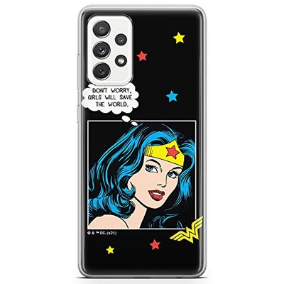 ERT GROUP mobiltelefonfodral för Samsung A72 5G originalt och officiellt licensierat DC mönster Wonder Woman 028 optimalt anpassad till formen på mobiltelefonen, fodral tillverkad av TPU-plast
