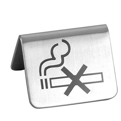 Garcia de Pou Panneau de table fumeur, 5,3 x 5 x 3,5 cm, acier inoxydable, argent, taille unique