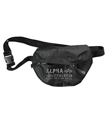 Alpha Industries Cargo Oxford Waist Bag Sac à bandoulière stylé pour Hommes Black