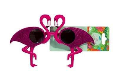 Talking Tables Nieuwigheid zonnebril | Nieuwigheid zonnebril voor volwassenen | tropische zonnebril | flamingo zonnebril | Geweldig voor zomerfeest, festivals en aankleden, 26 x 15 x 2,5 cm