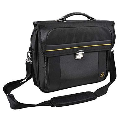 Exacompta - ref. 17134E - 1 Hoes voor tablet en laptop 13'' EXACTIVE - tablet- en computertas - één vak met rits aan de voorzijde voor een tablet, een telefoon - gevoerde binnenzijde - afm. 36 x 26,5 x 3,5 cm - Zwart