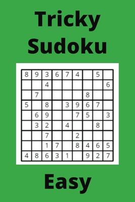 Green Tricky Sudoku Book, 9x9 Puzzles, 200 Pages, 6x9, Easy