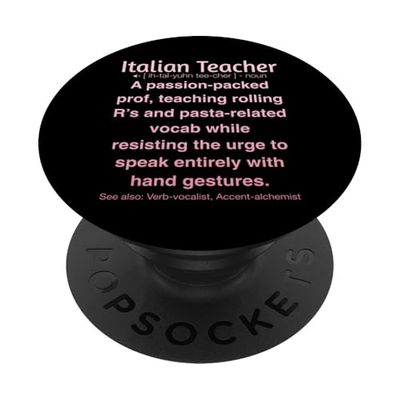 Profesor Italiano PopSockets PopGrip Adhesivo