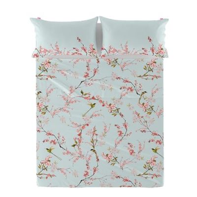 HappyFriday Chinoiserie flerfärgade lakan 210 x 270 cm (asiatisk/östlig)