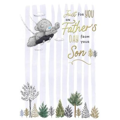 Me To You Bear Papa van je zoon Vaderdag kaart
