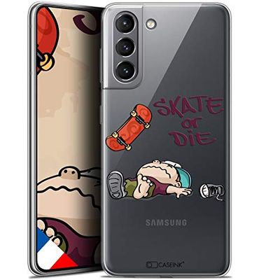 Caseink fodral för Samsung Galaxy S21 (6.2) [Gel HD-mönster tryckt i Frankrike BD 2K16 skate Gold Die kollektion - mjuk - ultratunn]