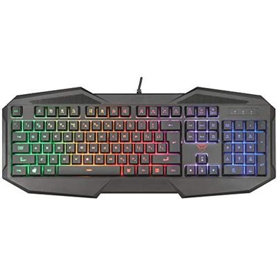 Trust Gaming GXT 830-RW Avonn Clavier Gaming Belge AZERTY Noir