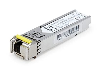 LevelOne SFP-4340, 1.25Gbps Single Mode BIDI Industrial SFP Transceiver, 20 km, TX 1550 nm/RX 1310 nm, -40 °C to 85 °C