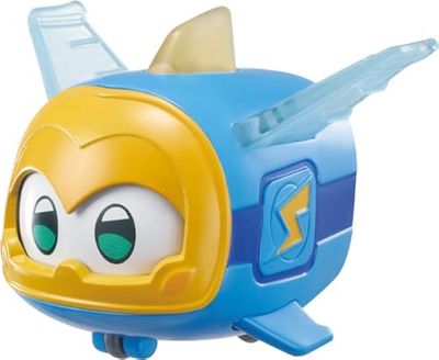 Super Wings Super Pet Jerome, fonkelend lichteffect, speelgoed voor jongens en meisjes, 3, 4, 5, 6, 7, 8 jaar, meerkleurig, 5 cm