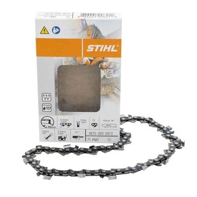 Stihl 3670 000 0072 Picco Micro 3 zaagketting 1/4 inch voor gebruik op lichte en compacte motorzagen