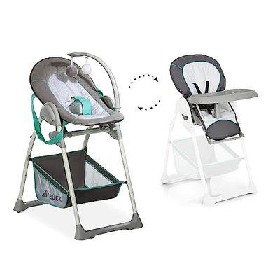 Hauck Sit'n Relax – Cadeira de refeição e espreguiçadeira para bebé.