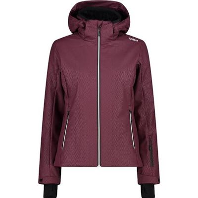 CMP - Giacca donna cappuccio zip, Burgundy, M