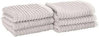 Heckett Lane Bagno Guest Towel, Glacier Grey, 30 x 50 cm, 6 unità