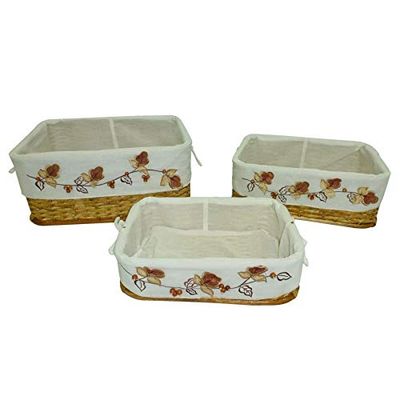 Vacchetti 2314350000 Cassetto, Rattan, Multicolor, Medio, 3 unità