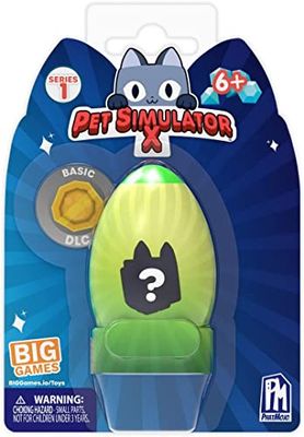 Pet Simulator X Mystery Pets Zabawka do Kolekcjonowania, Zielony, Od 3 Miesięcy