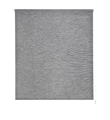 Estoralis | BRAN| Estor Enrollable Diseño Moderno | Sin Taladrar Translúcido Jacquard | Color Gris | 70 x 150 cm (Ancho/Alto) Tamaño Tela 67 x 150 cm | Estores para Ventanas y Puertas