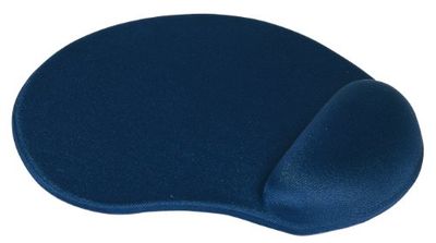 T'nB TSED100B Ergo-Design Mouse Mat with Gel-Filled Hand Rest Blue