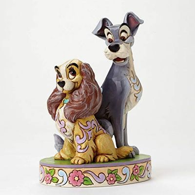 Enesco 4046040 Figurine Belle et Le Clochard 60eme Anniversaire 16,5 cm