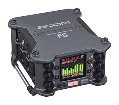 Zoom - F6 - Enregistreur multipiste broadcast de terrain - 6 préamplis noir