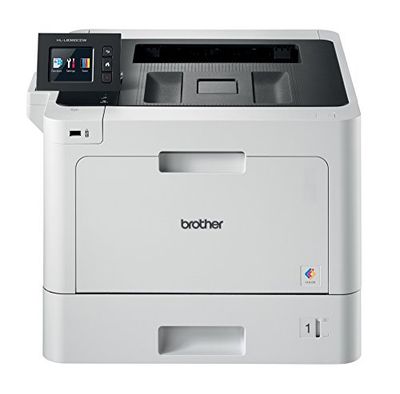 Brother HL-L8360CDW Stampante Laser a Colori, Velocità di Stampa 31 ppm, Rete Cablata, Wi-Fi e Wi-Fi Direct, NFC, Stampa Fronte/Retro, bianco/nero