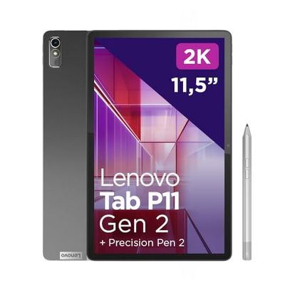 Lenovo Tab P11 (2nd) (ZABF0394SE) | 11.5 inch (2000x1200 px, Touch) | Tablet-PC (Octa-Core, 4GB RAM, 128GB, WLAN, Android 12) | grijs