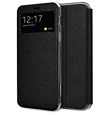 Tumundosmartphone Custodia a libro con finestra per Xiaomi Redmi Note 13 5G Colore Nero