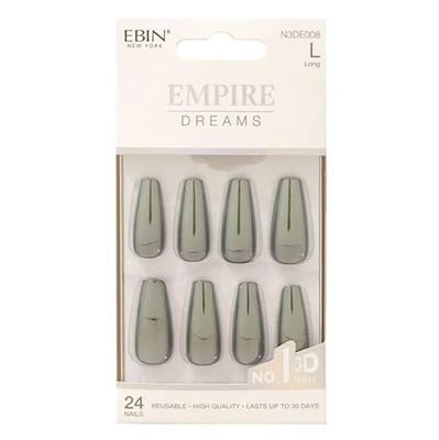 EBIN NEW YORK 3D Nail Empire Dreams - Long (24 Nails Pack)-N3DE008